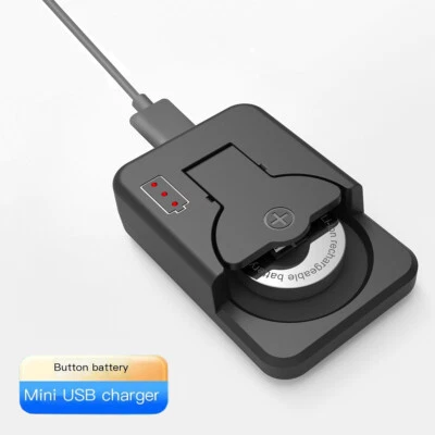 Portable Type C Li Ion Coin Cell Charger With Display For LIR2032 LIR2450 4.2V - Image 1 of 4