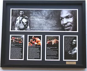 New Mike Tyson Signed Limited Edition Memorabilia Framed - Picture 1 of 1