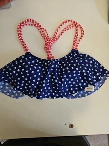 Malibu  Red, White &Blue Americana Swim Too Size M - Bild 1 von 2