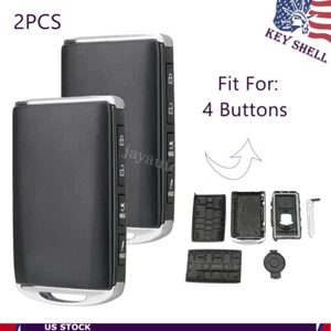 2 For 2021 2020 Mazda CX-5 CX-9 Smart Remote Key Fob Case Cover Shell 4 Buttons - Picture 1 of 11