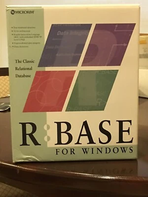 BRAND NEW IN BOX. R:BASE for Windows. Classic Relational Database. Single User - Image 1 of 4