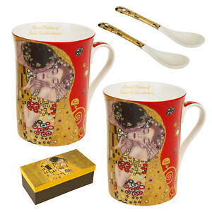 Filiżanki do kawy Zestaw porcelanowy Porzelann Kubek do kawy 250ml Gustav Klimt