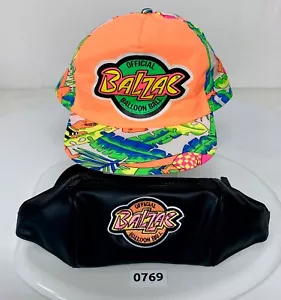 ORIGINAL Vintage 1989 Snap Back Cap Hat COLOR ME RETRO Balzac NEON DESIGN - Picture 1 of 4