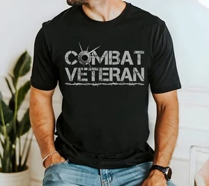 Combat Veteran Unisex T-Shirt, Männer Veteran Day Shirt, Geschenk für Militär, S-5XL - Bild 1 von 15