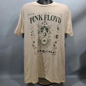 Camiseta Gráfica Pink Floyd Beige Verde Talla Grande Nueva - Imagen 1 de 4