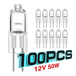 100Pcs G4 Bulbs Halogen Lamp Replace 12V Energy Saving Light Eco 5W-50W Base - Picture 1 of 13