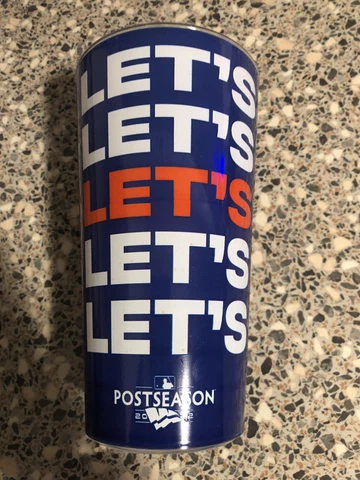 New York Mets 2022 Postseason 20oz Hard Plastic Souvenir Beer Cup - SGA & Towel Cover