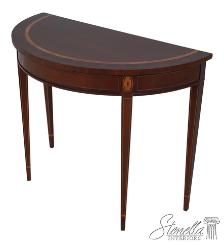 60311EC: COUNCILL CRAFTSMEN Federal Inlaid Console Table Cover