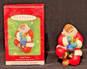 2001 Hallmark Keepsake Ornament "Joyful Santa" -- NIB - Picture 1 of 2
