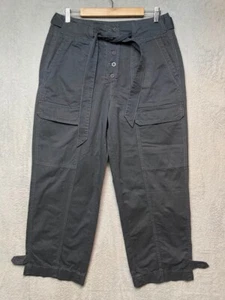 Anthropologie Unpublished pants women's 30 blue baggy paper bag 26" inseam NWT - Picture 1 of 13