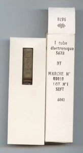 5678 / RT / TRIODE MINIATURE ( ELECTRONIC TUBE ) NOS ORIGINAL BOXED - Imagen 1 de 1