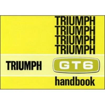 Triumph GT6 MK 2 y GT6+ Manual del propietario Controles de servicio Instrume... - Imagen 1 de 4
