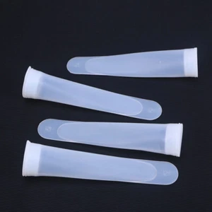 6pcs Silicone Popsicle Molds Popsicle Makers Molds with Attached Lids (Clear) - Picture 1 of 12