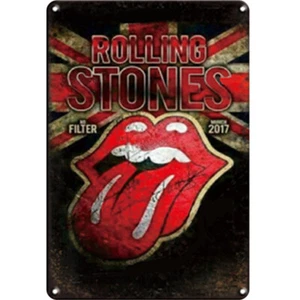 Rolling Stones 2017 Plate Vintage Metal Tin Sign for Bar Pub Club (20x30cm) DE - Picture 1 of 12