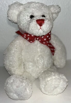 复古 2000 年代动物冒险霜泰迪熊毛绒填充动物 — 第 1/4 张图片