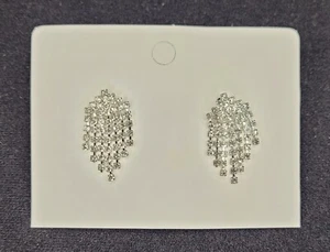 Rhinestone Earrings Dangling for Women Chandelier Tassel Earrings Girl NEW (2D) - Picture 1 of 5