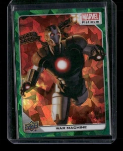 War Machine #8 Green Crackle /99 Upper Deck 2023 Marvel Platinum - Picture 1 of 3