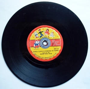 CRICKET RECORDS - CX11 - SANTA CLAUS IS COMING TO TOWN - 78 RPM - PRE-OWNED - Foto 1 di 2