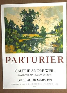 M Parturier Vintage Original Mourlot hand pulled Stone Litho 1975 - Picture 1 of 1