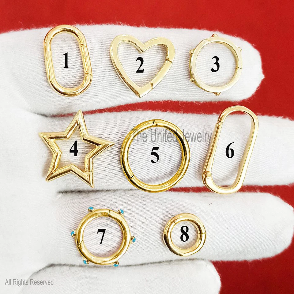 925 Silver Charm Holder, Enhancer Link, Charm Holder, Charm Enhancer, Star Charm - Image 1 of 1