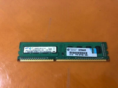 Samsung M378B2873FH0-CH9 1RX8 PC3-10600U P/N 497156-W01 1GB Memory RAM - Image 1 of 4