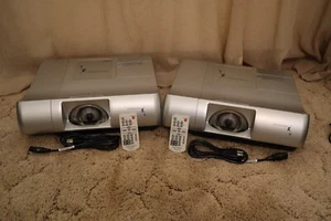 Lot of 2 Promethean PRM-30 LCD Projector Short-Throw 2500 ANSI HDMI Working Lamp - Picture 1 of 3