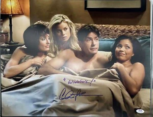 Charlie Sheen signed 16x20 Foto PSA/DNA handsigniert - Bild 1 von 2