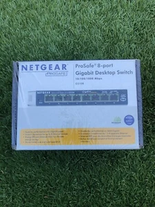 NETGEAR ProSafe 8-Port Gigabit Desktop Switch 10/100/1000 Mbps - GS108 - Picture 1 of 6