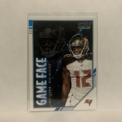 GF-CG Chris Godwin Game Face Tampa Bay Buccaneers 2020 Score Football Card LT - Image 1 of 2
