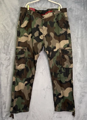 Pantalones Jordan Craig Camuflados Para Hombres 42x32 Carga Utilidad Camuflaje Estampado Y2K Militar Foto 1 de 4