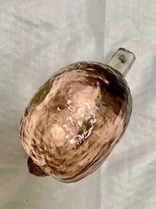 Large Vintage Italian Peach Smoked Blown Glass Lemon - Picture 1 of 7