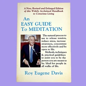 Aa Easy Guide to Meditation- Roy Eugene Davis (1988) PB Unmarked Advaita Vedanta - Picture 1 of 3