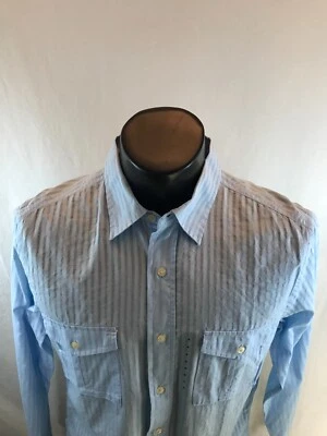 NWT Gap Dress Dress Shirt - Blue Stripes - M - Image 1 of 4