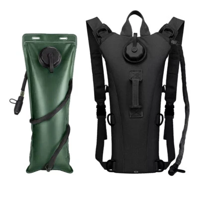 Mochila táctica de hidratación bolsa de agua para vejiga 3L caza escalada senderismo al aire libre Foto 1 de 4