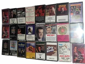 Vintage Cassette Tapes Lot Of 24 Near Mint Condition comes with cassette box - Picture 1 of 9
