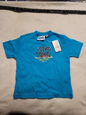 Downtown Aquarium Denver Octavious Embroidered Girls T Shirt Size XXS NWT - Image 1 of 4