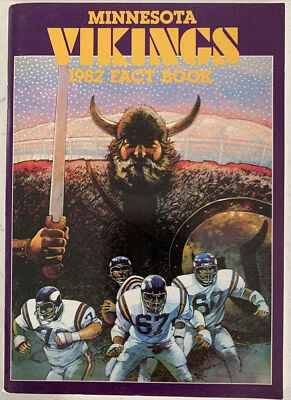 1982 Minnesota Vikings Football Official Media Guide Fact Book (B120) - Image 1 of 2