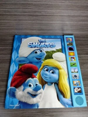 Los Pitufos juegan un libro de sonido juguete para niños regalo educativo para niños pitufina  Foto 1 de 4