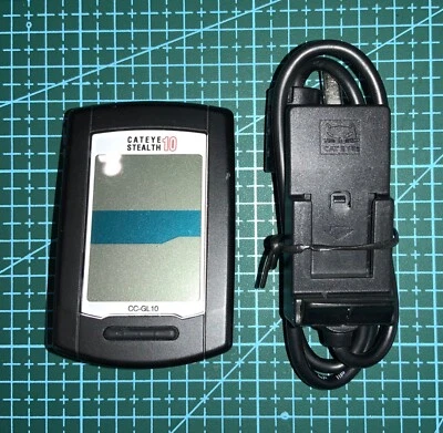 CatEye Stealth 10 Cyclocomputer (CC-GL 10), GPS, With Acceleration Sensor, Used. - Image 1 of 4