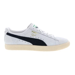 Puma Clyde Hairy Suede 39311501 Mens Gray Suede Lifestyle Sneakers Shoes - Picture 1 of 9