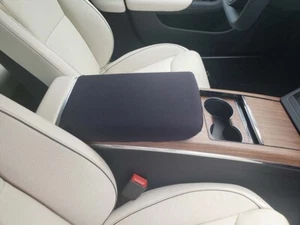 Se adapta a Tesla Modelo X 2016-2025 neopreno reposabrazos automático consola cubierta X1N EE. UU. - Imagen 1 de 9