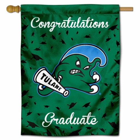 Tulane University College Graduation Gift Decorative Flag Cover