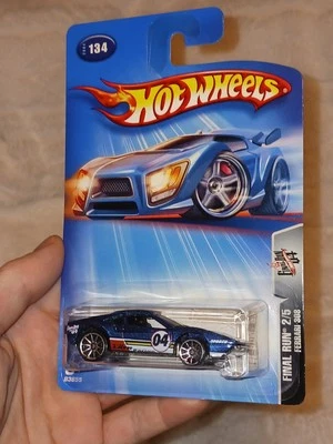 Hot Wheels 2004 Ferrari 308 Blue Final Run 10SP #134 1:64 Diecast Sealed NIP - Image 1 of 4