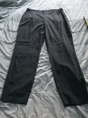 Pantalones de vestir Worthing Ton negros para mujer talla 12 cremallera y gancho para ojos Foto 1 de 4