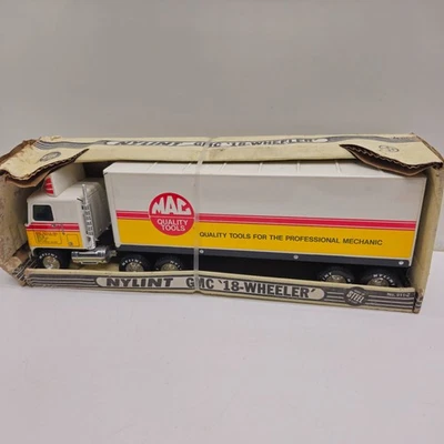 Nylint MAC Tools GMC 18-Wheeler Truck 911-Z Pressed Steel Vintage Toy - Image 1 of 4