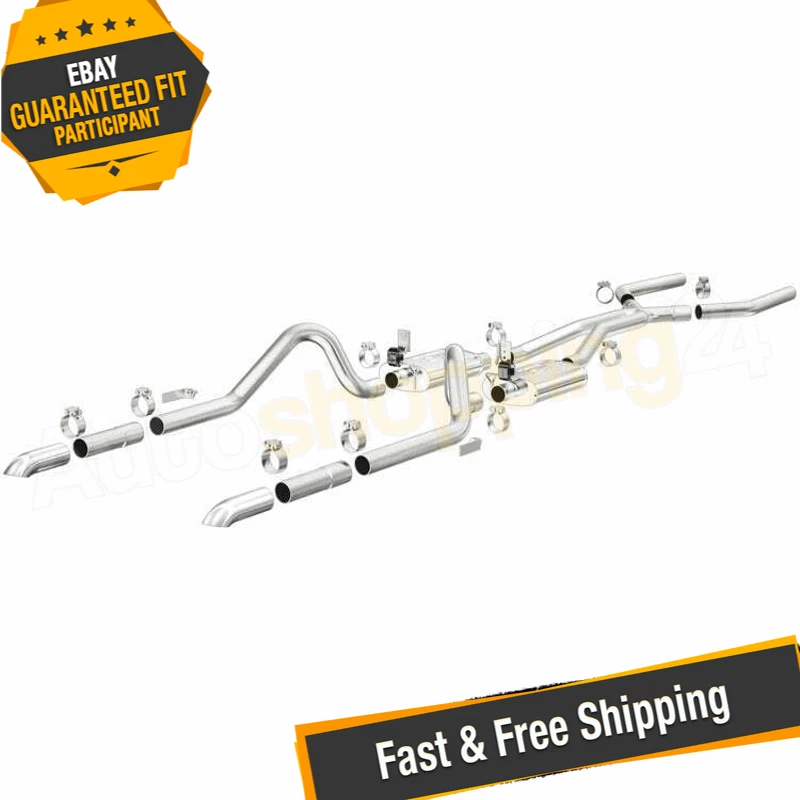 MagnaFlow 15815 Street Series Crossmember-Back Exhaust for 64-66 Ford Mustang Foto 1 de 4