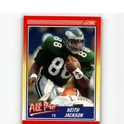 Keith Jackson 1990 Score FOOTBALL #588 Philadelphia Eagles - Image 1 of 2