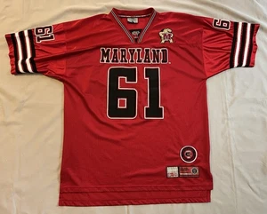Vintage Maryland Terrapins Football Jersey SZ #61 Colosseum Athletics College XL - Picture 1 of 21