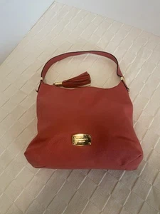 Michael Kors Bedford Coral Handbag - Picture 1 of 6