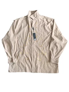 Zegara Long Sleeve Button Down Shirt For Men Size:XXL  Color: Sand - Picture 1 of 7